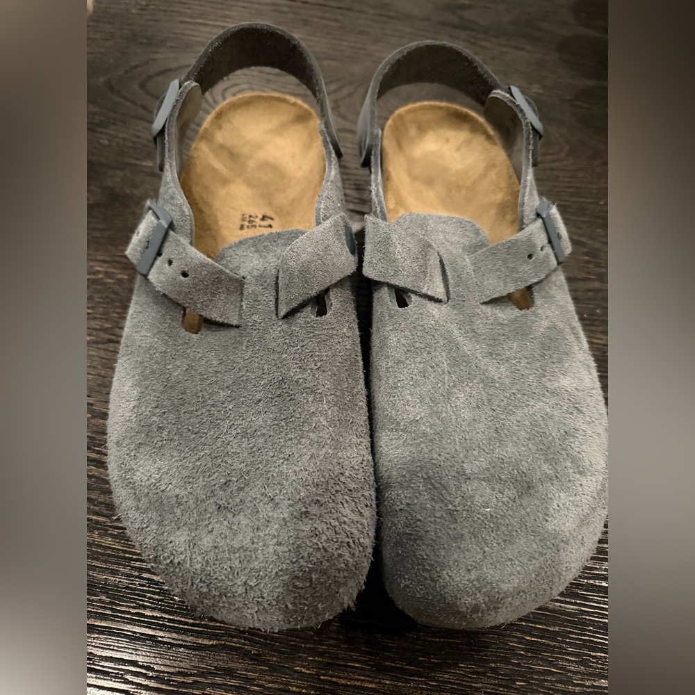 Birkenstock Tokyo Clog Gray Suede